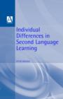 Image for Individual Differences in Second Language Learning