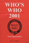 Image for Who&#39;s who 2001  : an annual biographical dictionary