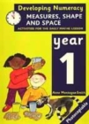 Image for Measures, shape and space  : activities for the daily maths lesson: Year 1