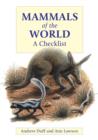 Image for Mammals of the world  : a checklist