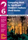Image for Comparing work by significant children&#39;s authors  : short stories