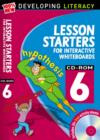 Image for Lesson starters for interactive whiteboards: Year 6