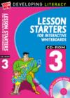 Image for Lesson starters for interactive whiteboards: Year 3