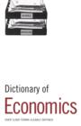 Image for Dictionary of economics
