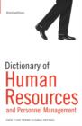 Image for Dictionary of human resources and personnel management  : over 7000 terms clearly defined
