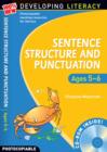 Image for Sentence structure and punctuation: Ages 5-6 : Year 1
