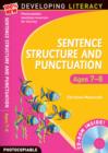 Image for Sentence structure and punctuation: Ages 7-8 : Year 3