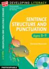 Image for Sentence structure and punctuation: Ages 8-9 : Year 4