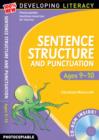 Image for Sentence structure and punctuation: Ages 9-10 : Year 5