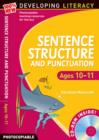 Image for Sentence structure and punctuation: Ages 10-11 : Year 6