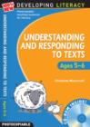 Image for Understanding and responding to texts: Ages 5-6 : For Ages 5-6