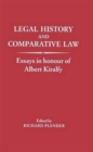 Image for Legal History and Comparative Law