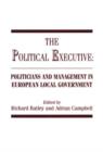 Image for The Political Executive : Politicians and Management in European Local Government