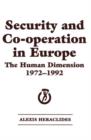 Image for Security and Co-operation in Europe