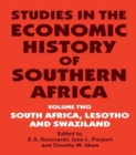 Image for Studies in the Economic History of Southern Africa