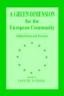 Image for A Green Dimension for the European Community