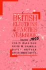 Image for British elections and parties yearbook 1995