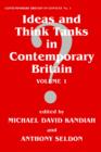Image for Ideas and Think Tanks in Contemporary Britain