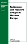 Image for Parliaments in contemporary western EuropeVol. 2: Parliaments and pressure groups in western Europe