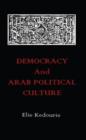 Image for Democracy and Arab Political Culture