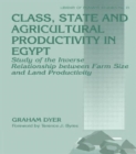 Image for Class, state and agricultural productivity in Egypt  : a study of the inverse relationship between farm size and land productivity