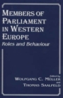 Image for Members of parliament in Western Europe  : roles and behaviour
