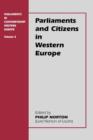 Image for Parliaments and citizens in Western Europe