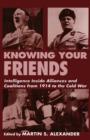 Image for Knowing Your Friends