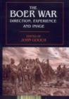 Image for The Boer War  : direction, experience and image