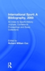 Image for International Sport: A Bibliography, 2000