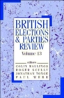 Image for British elections &amp; parties reviewVol. 13