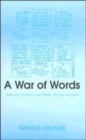 Image for A war of words  : political violence and public debate in Israel