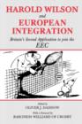 Image for Harold Wilson and European integration  : Britain&#39;s second application to join the EEC