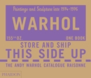 Image for Warhol  : the Andy Warhol catalogue raisonne04,: Paintings and sculpture, 1974-1976
