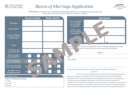 Image for Banns of Marriage Form (pack of 30)