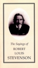 Image for The Sayings of Robert Louis Stevenson