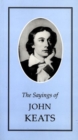 Image for The Sayings of Keats