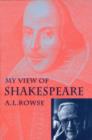 Image for My View of Shakespeare