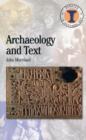 Image for Archaeology and Text