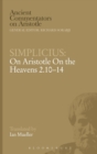 Image for On Aristotle on the heavens 2.10-14 : Chapter 2 10-14