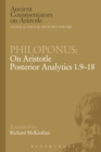 Image for Philoponus  : on Aristotle Posterior analytics 1.9-18