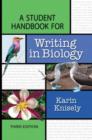 Image for Student Handbook for Writing in Biology