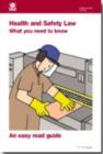 Image for Health and safety law : what you need to know: an easy read guide (pack of 5)