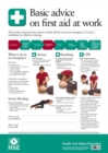 Image for Basic advice on first aid at work poster (A3)