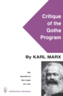 Image for Critique of the Gotha Program