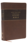 Image for NKJV, Apply the Word Study Bible, Large Print, Leathersoft, Brown, Red Letter : Live in His Steps