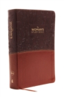 Image for NKJV, The Woman&#39;s Study Bible, Leathersoft, Brown/Burgundy, Red Letter, Full-Color Edition, Thumb Indexed : Receiving God&#39;s Truth for Balance, Hope, and Transformation