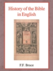 Image for History of the Bible in English