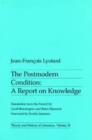 Image for The postmodern condition  : a report on knowledge