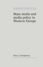 Image for Mass media and media policy in Western Europe